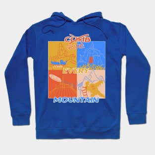 Ride Every Mountain Theme Park Art Hoodie